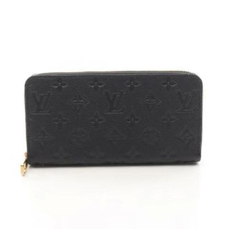 Louis Vuitton Pre-owned Wallets, female, Black, Size: ONE SIZE Pre-owned Zippy Wallet Monogram Empreinte Long Wallet