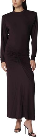Andamane Kleedjes, Dames, Zwart, S, Lennox Midi Jurk