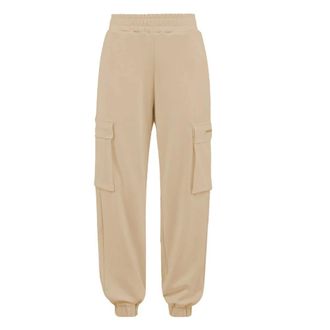 Hinnominate Sweatpants, female, Beige, XL, Stretch Long Trousers