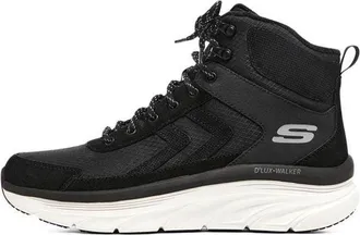 Skechers DLux Walker Shoes Black White 894028-BKW