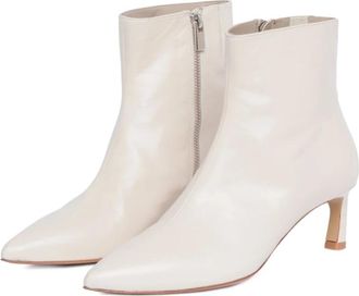 Tela Chique Enkellaars - Dames - Laarzen met Hak - Beige - 39 EU - Schoenen