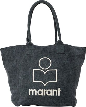 Isabel Marant Small Yenky - Dames - Shoppers - Zwart - ONE Size - Katoen - Tassen