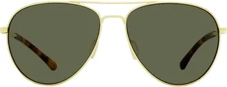 Smith Layback Pilot Aviator Sunglasses - Gold
