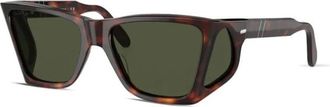 Persol Po 0009 2431 Zonnebrillen - Heren - Zonnebrillen - Bruin - 57 MM - Accessoires