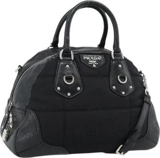 Prada Pre-owned Vintage Handbag - Dames - Vintage Handtas - Zwart - ONE Size - Leer - Vintage