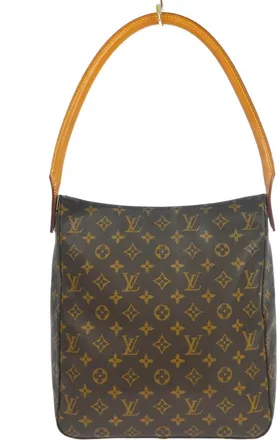 Louis Vuitton Looping Monogram Canvas Brown Canvas Handbag (Pre-Owned)
