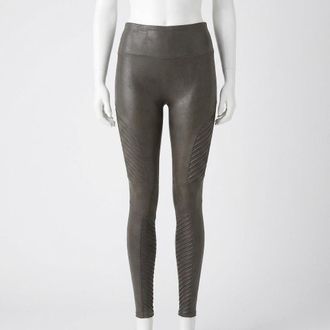 Spanx Moto Compression Legging In Charcoal