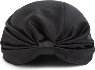 Valentino Garavani Copricapo in seta - Nero