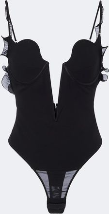Tom Ford Body in seta con volant