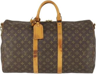 Louis Vuitton Pre-owned Weekend Bags, female, Brown, Size: ONE SIZE Pre-owned Keepall Travel Bag