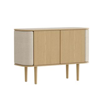 Umage Treasures Sideboard mit 2 T&uuml;ren, Eiche natur / white sands