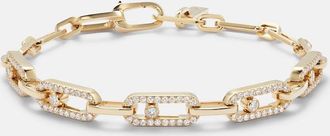 Messika Move Link 18kt gold bracelet with diamonds
