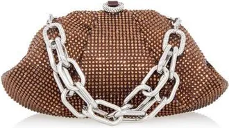 Judith Leiber Gemma Clutch in Silver Chocolate at Nordstrom