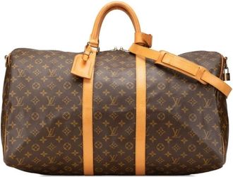 Louis Vuitton Pre-owned Weekend Bags, female, Brown, Size: ONE SIZE Pre-owned Travel Duffle Bag