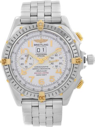 Breitling Pre-owned Breitling Breitling Crosswind Chronograph Automatic Chronometer White Dial Mens Watch B44356