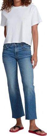 ASKK NY The Cat Mid-Rise Straight Leg Jeans In Vintage Blue
