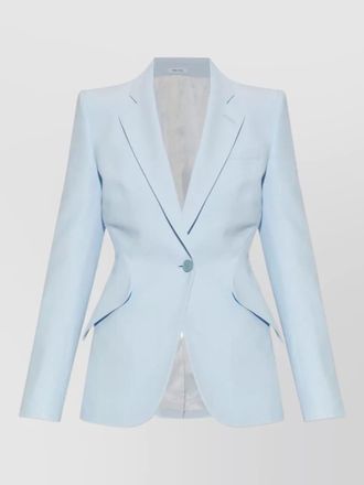 Alexander McQueen tailored jacket back vent front flap pockets
