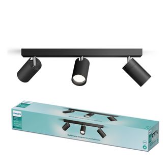 Philips Idris Foco De Techo Negro 3 Cabezas Orientables