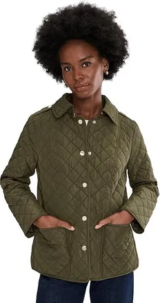 Michael Kors Quilting Jacket M423307AZ Womens Jacket Olive : XL, Polyester
