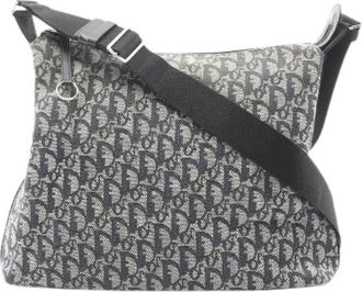 Dior Pre-owned Cross Body Bags, female, Blue, Size: ONE SIZE Pre-owned Trotter Shoulder Bag