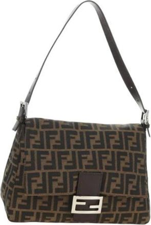 Fendi Pre-owned Vintage Zucca Shoulder Bag - - Pre-owned - Donna - Marrone - ONE SIZE