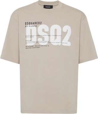 Dsquared2 Beige Crew Neck T-Shirt