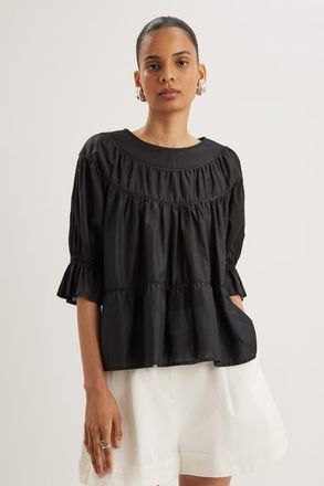 Merlette Sol Top in Black at Nordstrom, Size Xx-Small