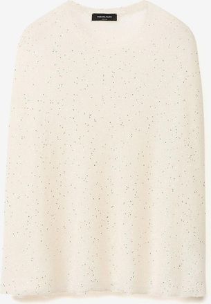 Fabiana Filippi Mohair-Strickcape mit Pailletten