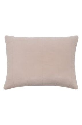 Pom Pom at Home Amsterdam Velvet Cotton Big Pillow in Blush at Nordstrom