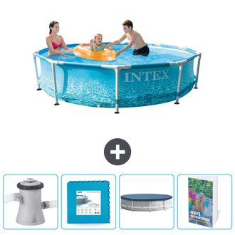 Intex Piscina Con Estructura Redonda - 305x76 Cm - 7-piezas Scb124