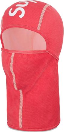 SUPREME printed-logo balaclava - Roze