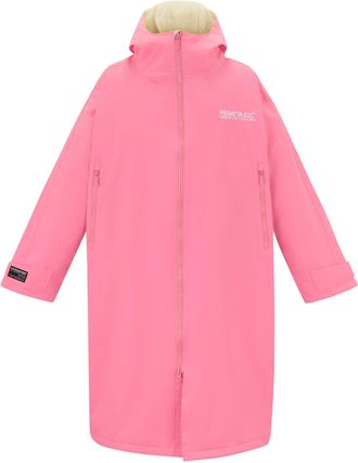 Regatta Unisex Adult Waterproof Fleece Lined Changing Robe (Pink Lemonade) - Size Small/Medium