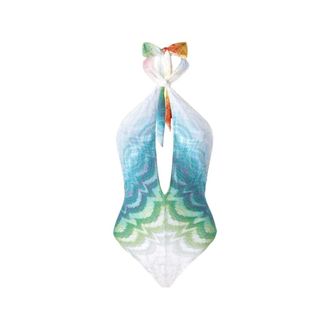 Missoni One-piece, female, Multicolor, Size: XS One-piece Swimsuit in Shaded Lam&eacute; Viscose