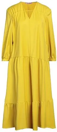 Ros&eacute; A Pois VESTIDOS - Vestidos midi en YOOX.COM