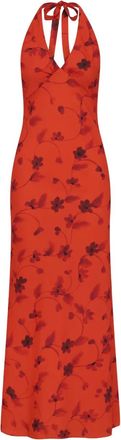Faithfull The Brand Rosa maxi-jurk - Rood