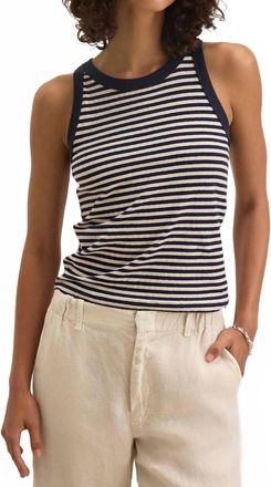 Velvet Lua Top In Navy