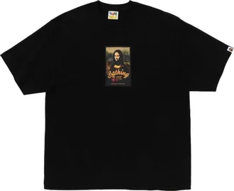 A Bathing Ape Art Print Relaxed Fit Tee Black 1K30-110-336-BLACK