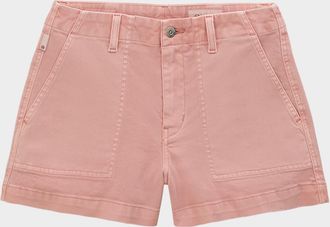 AG - Adriano Goldschmied Analeigh Mid-Rise Utility Shorts