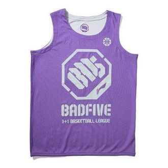Li-Ning BadFive Reversible Basketball Jersey Purple White AAYP305-2