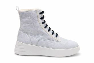Hogan Womens Rebel High Top Sneakers In Grey