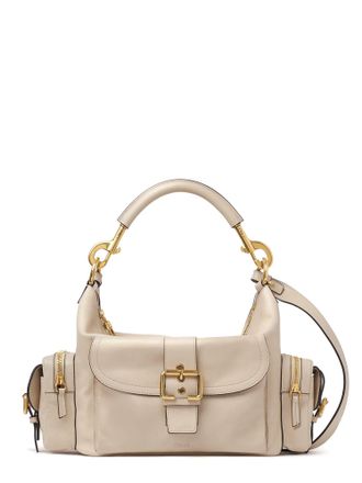 Chloé Medium Double Carry Leather Shoulder Bag-Donna