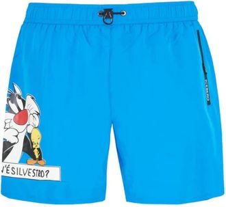 Iceberg Blauw Polyester Kostuum Regular Fit - Heren - Strandmode - Blauw - S - Polyester - Badmode