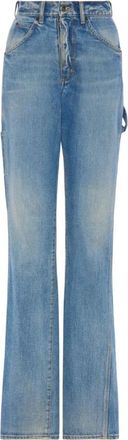 Maison Margiela Straight Jeans - Dames - Bootcut Jeans - Blauw - W27 - Katoen - Jeans