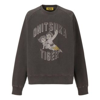 Onitsuka Tiger x Astro Boy Printed Long Sleeved Top Dark Grey 2183B566-001
