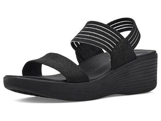 Skechers Parallel Lite - Garden Room Womens Wedge Shoes Black/Black : 7.5 B - Medium, Synthetic