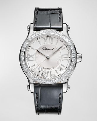 Chopard Happy Sport 36mm Stainless Steel Diamond Watch