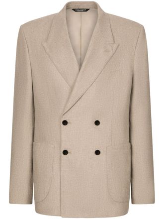 Dolce & Gabbana Blazer doppiopetto - Toni neutri