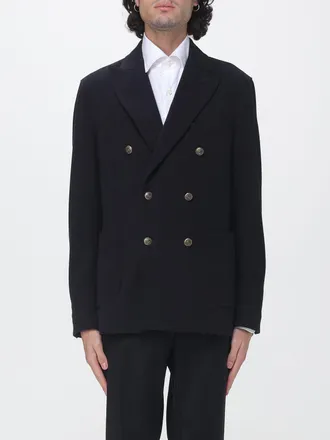 Circolo 1901 Blazer doppiopetto slim fit in cotone con rever a lancia