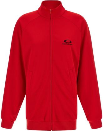 Balenciaga Back Tracksuit Dress - Dames - Korte kleedjes - Rood - XS - Katoen - Kleedjes