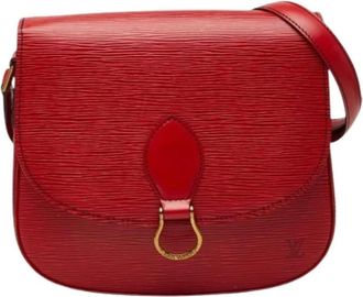 Louis Vuitton Pre-owned Schoudertas - Dames - Vintage Schoudertas - Rood - ONE Size - Leer - Vintage